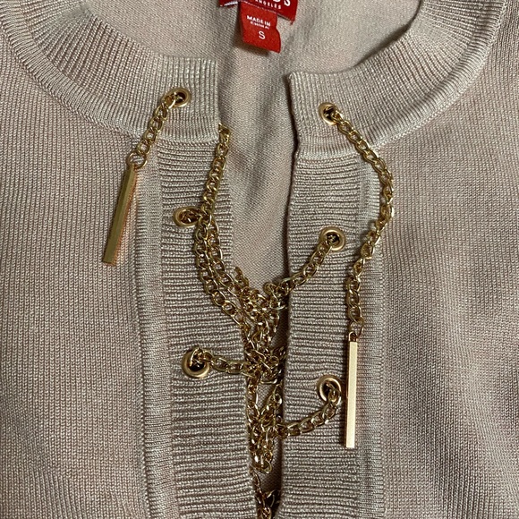 Guess Los Angeles - Size S pink with rose gold chain link - Picture 2 of 6